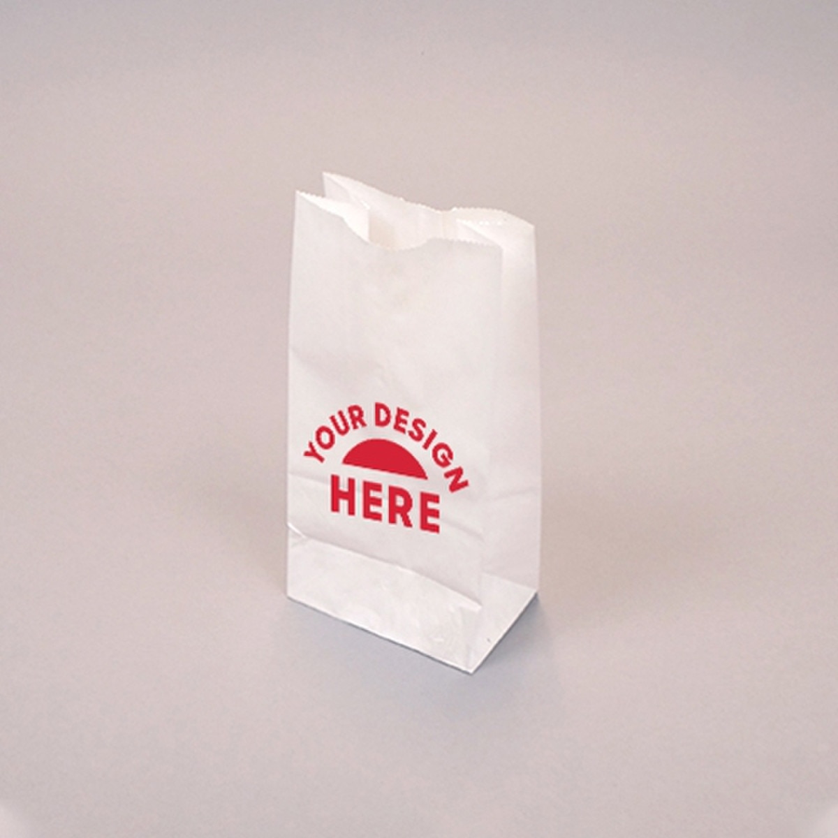 Custom-Printed White Kraft 4-lb Bag